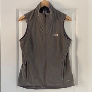 The North Face gray fleece Samantha vest